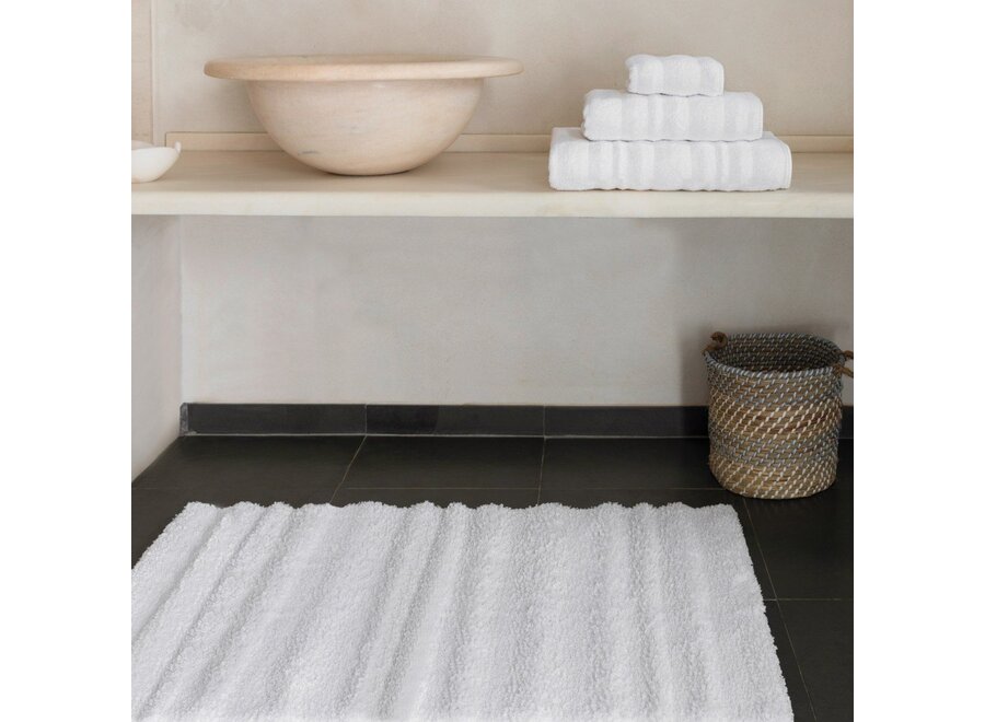 Bathmat 'Alentejo' - White