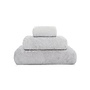 Towel 'Long Double Loop' - Silver