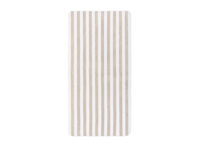 Beach towel 'Aveiro' - Fog/White