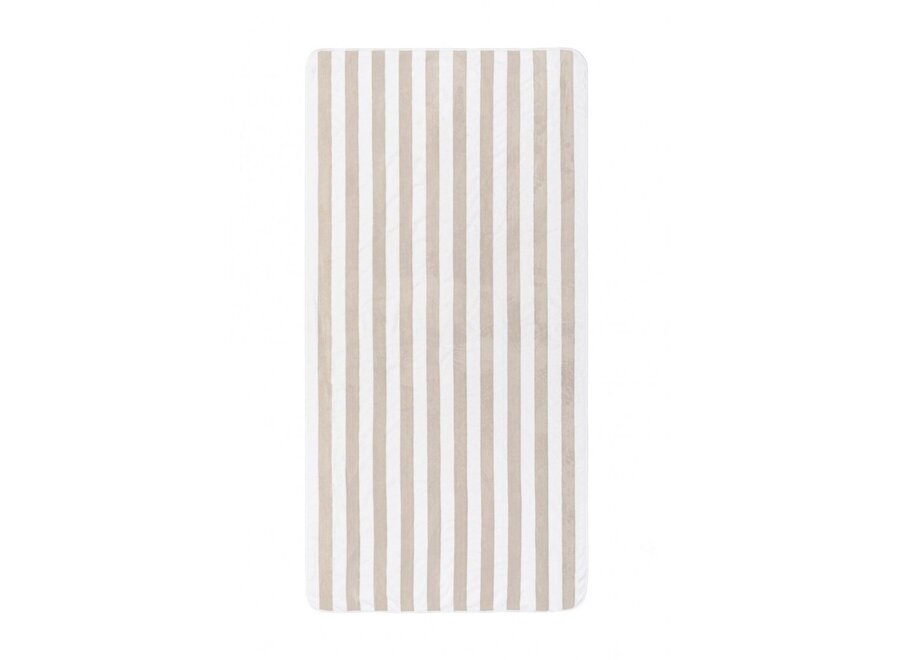 Beach towel 'Aveiro' - Fog/White