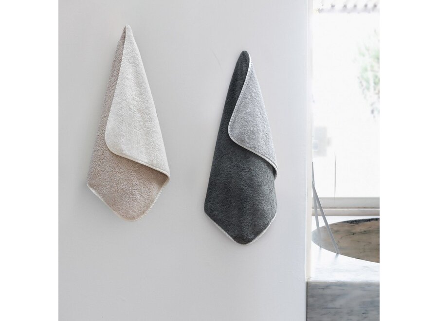 Towel 'Bicolore' - Storm/Silver