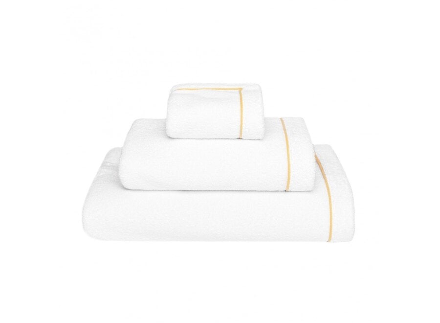 Towel 'Continental' - White/Gold