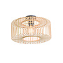 Plafonniere Bromo bamboe rond dia.40x18cm naturel, S