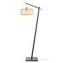 Vloerlamp Bromo bamboe zw. h.176cm/kap 40x18cm nat. S