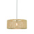 Hanglamp Iguazu jute rond/recht dia.60x25cm naturel, L