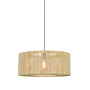 Hanglamp Iguazu jute rond/recht dia.60x25cm naturel, L