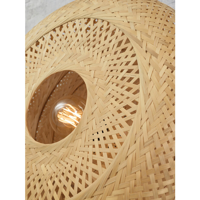 Wandlamp Palawan bamboe 60x15cm naturel, L