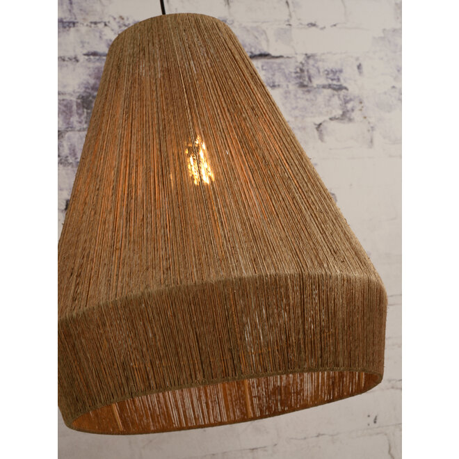 Hanglamp Iguazu jute dia.50xh.60cm naturel, L