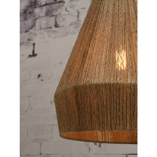 Hanglamp Iguazu jute dia.50xh.60cm naturel, L