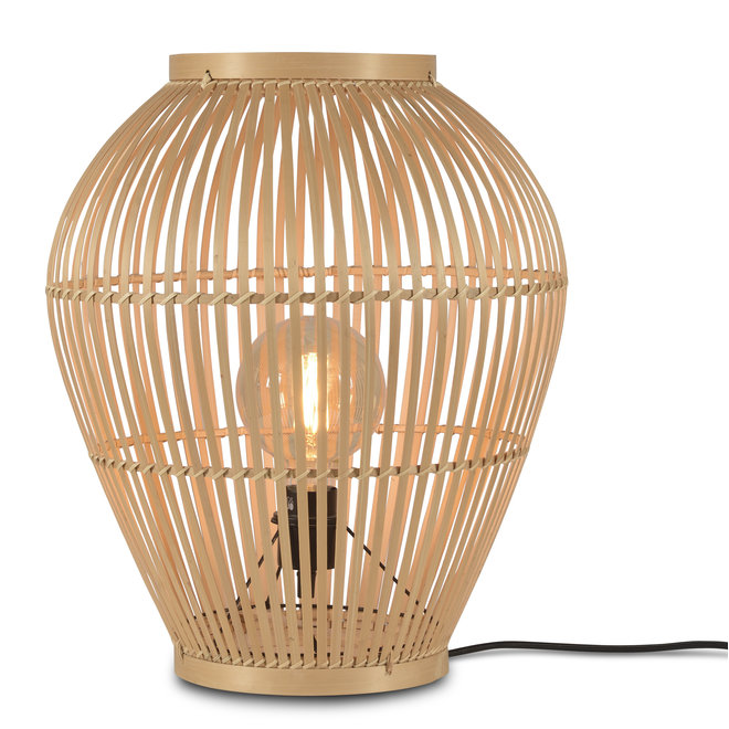 Vloerlamp Tuvalu bamboe dia.42xh.50cm naturel, S