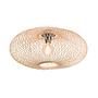 Plafonniere Cango bamboe ellips dia.60x25cm naturel