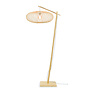 Vloerlamp Cango bamboe nat. h.176cm/kap 60x25cm naturel