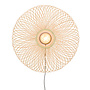 Wandlamp Cango bamboe ellips dia.60x25cm naturel