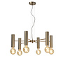 Kroonluchter ijzer Cannes 6-arm h.20xdia.68,5cm goud, L