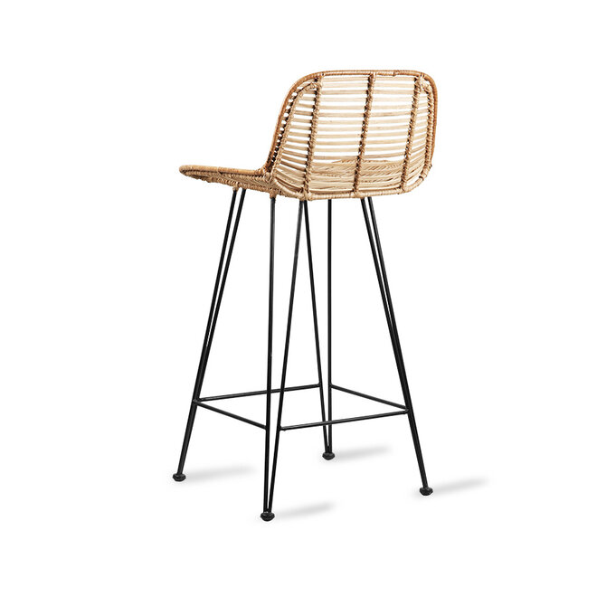 Rattan Bar Stool Natural