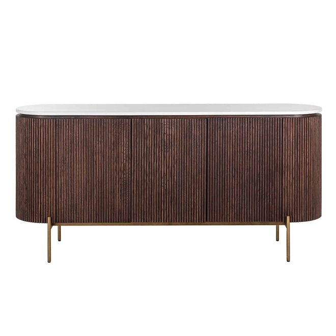 Dressoir Barkley 3-deuren  (Brushed Gold)