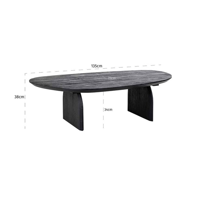 Salontafel Hudson (Black)