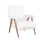 Fauteuil Bono white furry fire retardant (Himalaya 900 white furry)