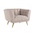 Fauteuil Huxley Khaki velvet / Brushed gold (Quartz Khaki 903)