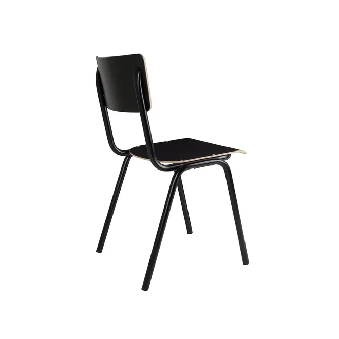 Eetkamerstoel Back to School - Olijf - Zwart