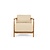 dBodhi Classy Loungestoel Pale Khaki