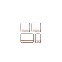 dBodhi Shelfmate Oval Wandplanken Set 2