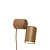 It's about RoMi Wandlamp Milan aluminium bruin