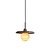 It's about RoMi Hanglamp Tivoli schijf Ø25 cm marmer/glas bruin