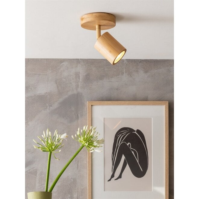 Good&Mojo Plafondlamp Java bamboe naturel