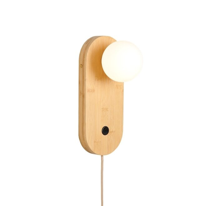 Wandlamp Java bamboe naturel