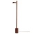 Good&Mojo Vloerlamp Okinawa essenhout bruin