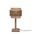 Good&Mojo Tafellamp Bhutan rond bamboe naturel/zwart frame naturel
