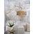 Good&Mojo Wandlamp Bhutan bamboe naturel/zwart frame naturel (BHUTAN/W3/AD/N/5030/BN)