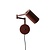 It's about RoMi Wandlamp Bilbao ijzer bordeaux