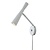 It's about RoMi Wandlamp Bordeaux ijzer wit