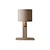 It's about RoMi Wandlamp Florence zand/linnen donker