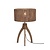 Good&Mojo Tafellamp Iguazu 3-poot naturel frame naturel