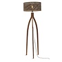 Good&Mojo Vloerlamp Java 3-poot bamboe frame naturel