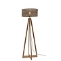 Good&Mojo Vloerlamp Java 4-poot bamboe frame naturel