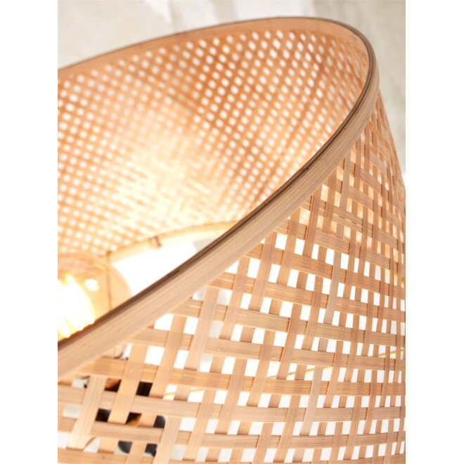 Good&Mojo Vloerlamp Java 4-poot bamboe frame naturel