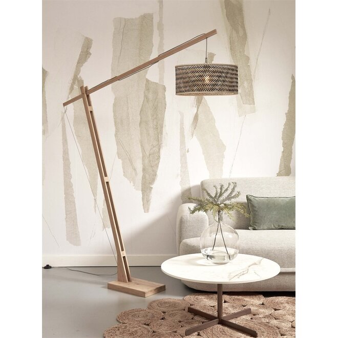 Good&Mojo Vloerlamp Java bamboe frame naturel