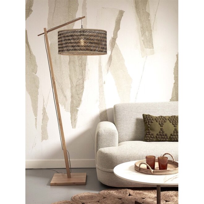 Good&Mojo Vloerlamp Java bamboe frame naturel