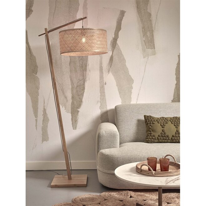 Good&Mojo Vloerlamp Java bamboe frame naturel