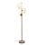 It's about RoMi Vloerlamp Sapporo schijf 3 schijven glas wit/zand