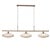 It's about RoMi Hanglamp Sapporo schijf 3 schijven glas wit/zand
