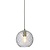 It's about RoMi Hanglamp Venice bol glas goud/helder