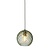 It's about RoMi Hanglamp Venice bol glas goud/groen