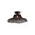 Good&Mojo Plafondlamp Ibiza golvend bamboe zwart