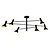 It's about RoMi Plafondlamp Izmir 3-armig ijzer zwart/goud