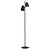 It's about RoMi Vloerlamp Salamanca 2 kappen ijzer zwart